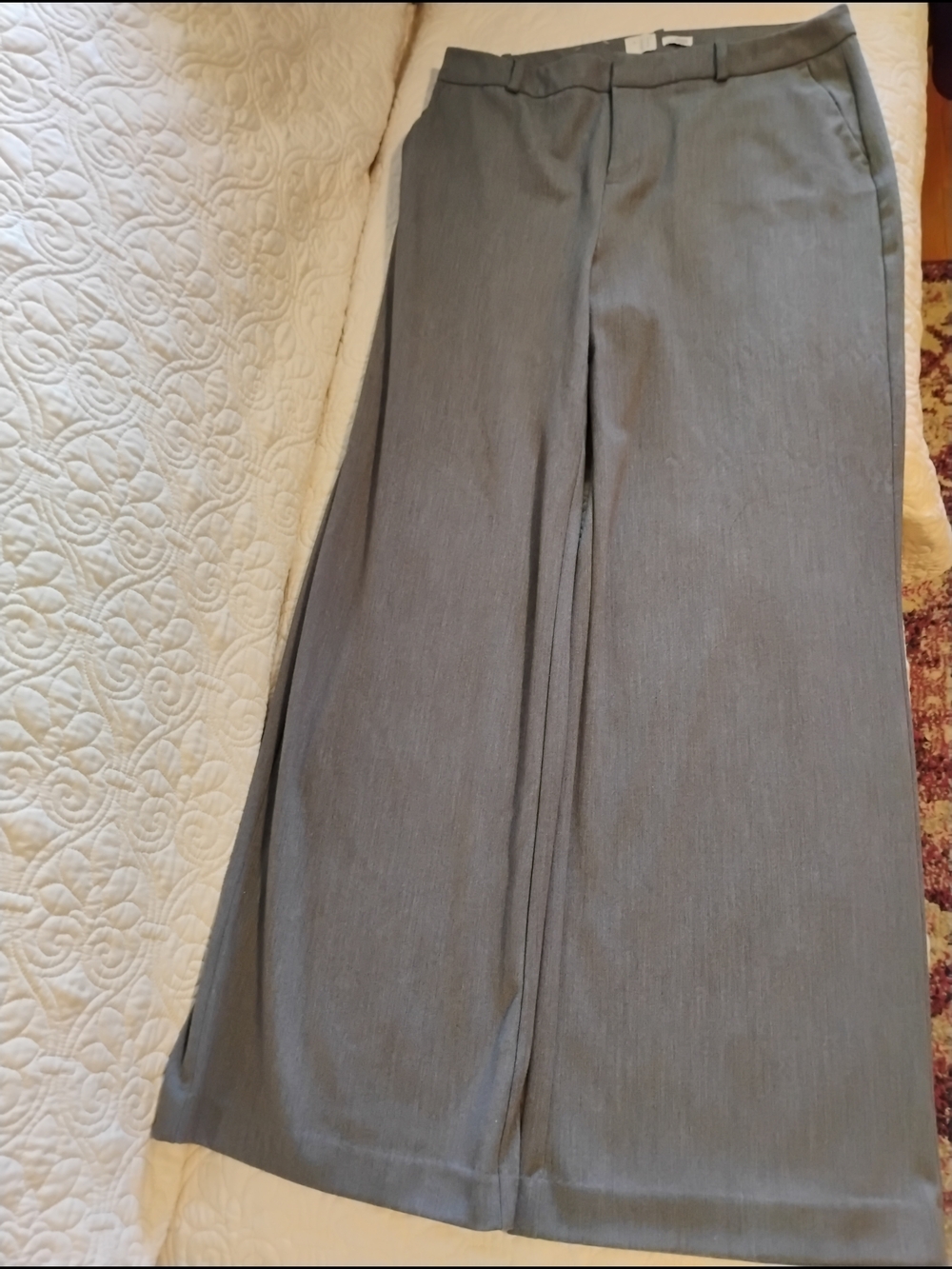 a new day Gray Wide-Leg Dress Pants - Boot Cut/Flare